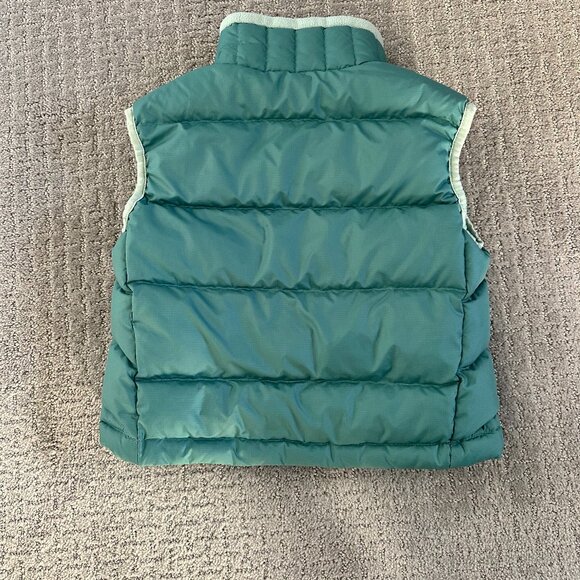 Kids Down Vest, Teal/Green, Patagonia, XXS (size 3-4) - Picture 3 of 6